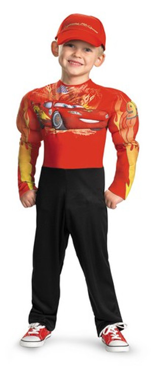 Cars 2 - Lightining McQueen Muscle Childs Costume