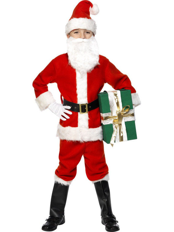 Santa Kids Deluxe Costume