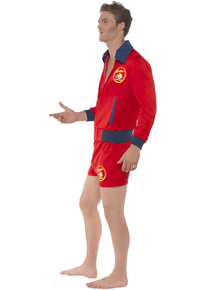 Baywatch Mens Adult Lifeguard Costume