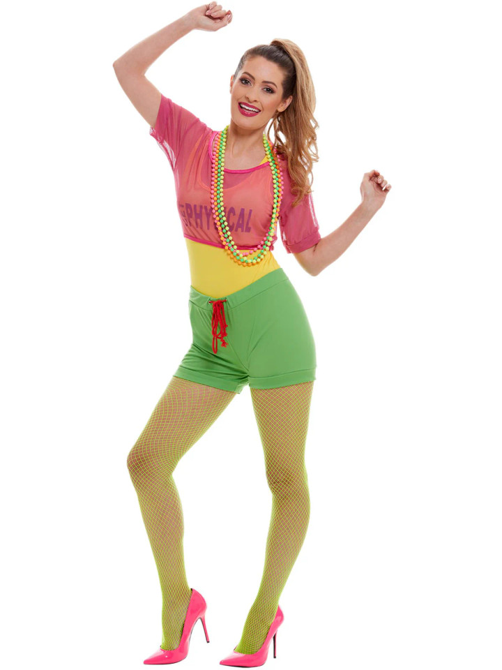 Lets Get Physical 1980s Womens Costume