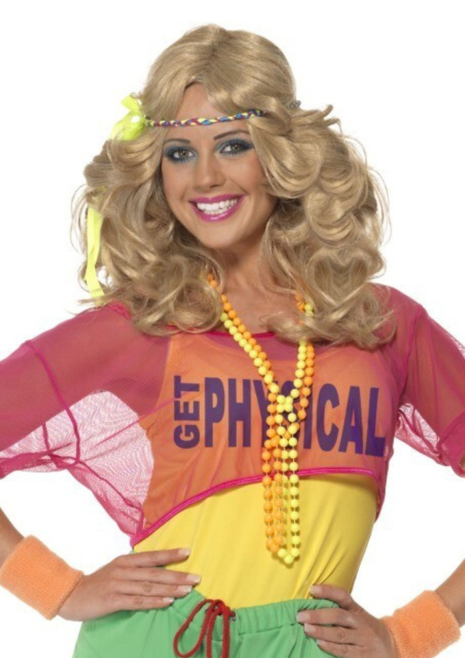 Lets Get Physical 1980s Womens Costume