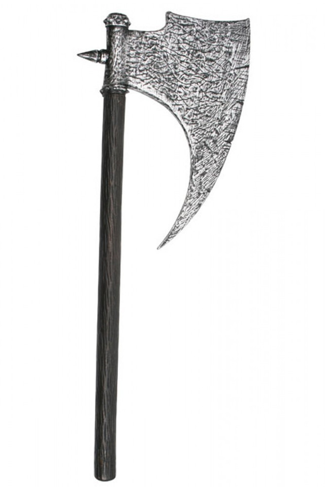 Axe Medieval Black and Silver 90cm