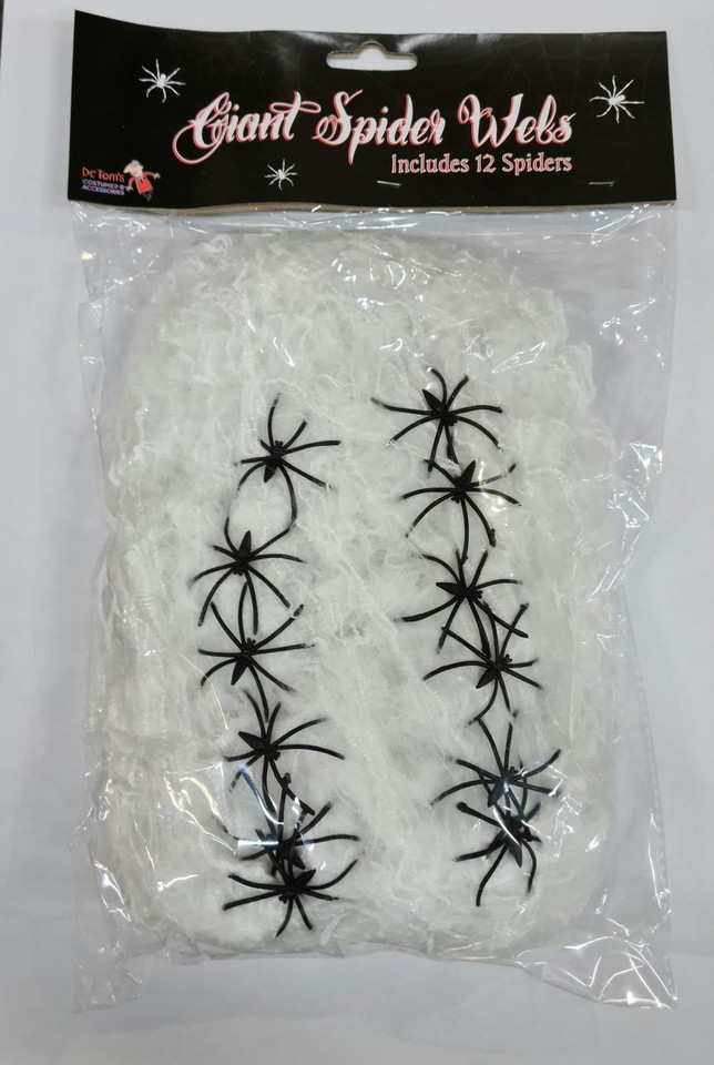 Giant Spider Webs & Spiders