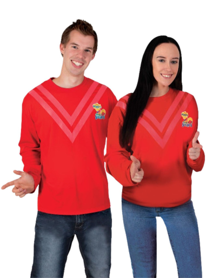 Simon Red Wiggle Adult Top