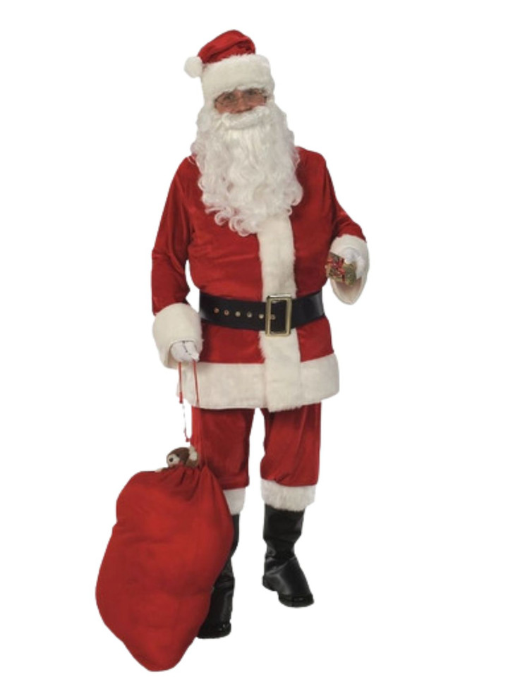 Santa Suit Velvet Costume Santa Suit Velvet Costume