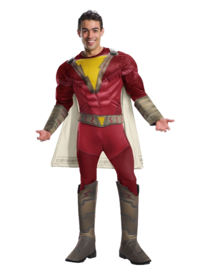 Shazam Deluxe DC Adult Costume Shazam Deluxe DC Adult Costume