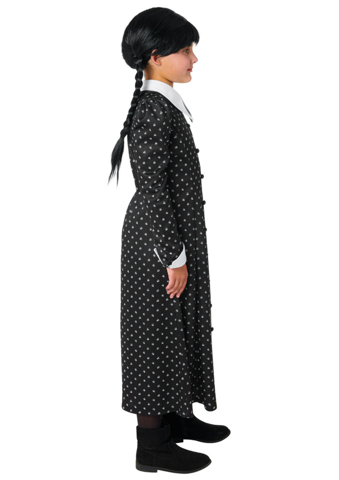 Wednesday Addams Deluxe Long Black Dress