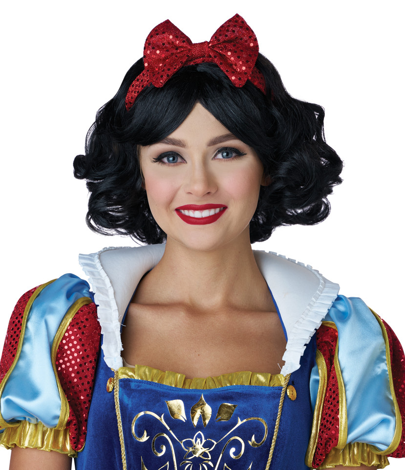 Fairest One Of All Black Wavy Costume Wig