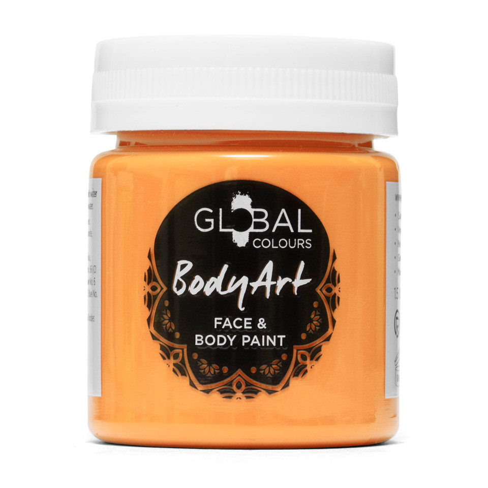 Orange 45ml Face Paint Tub