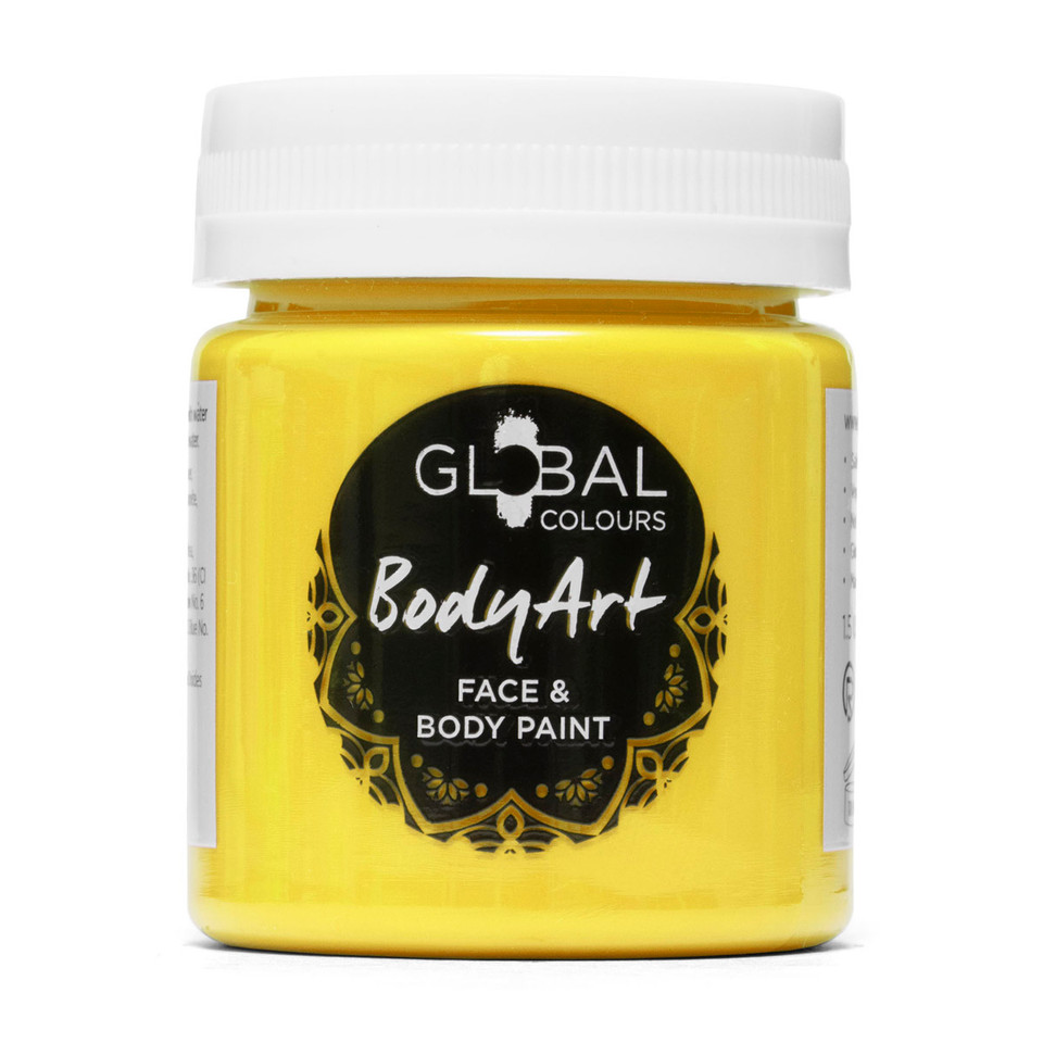Yellow Face Paint Tub 45ml