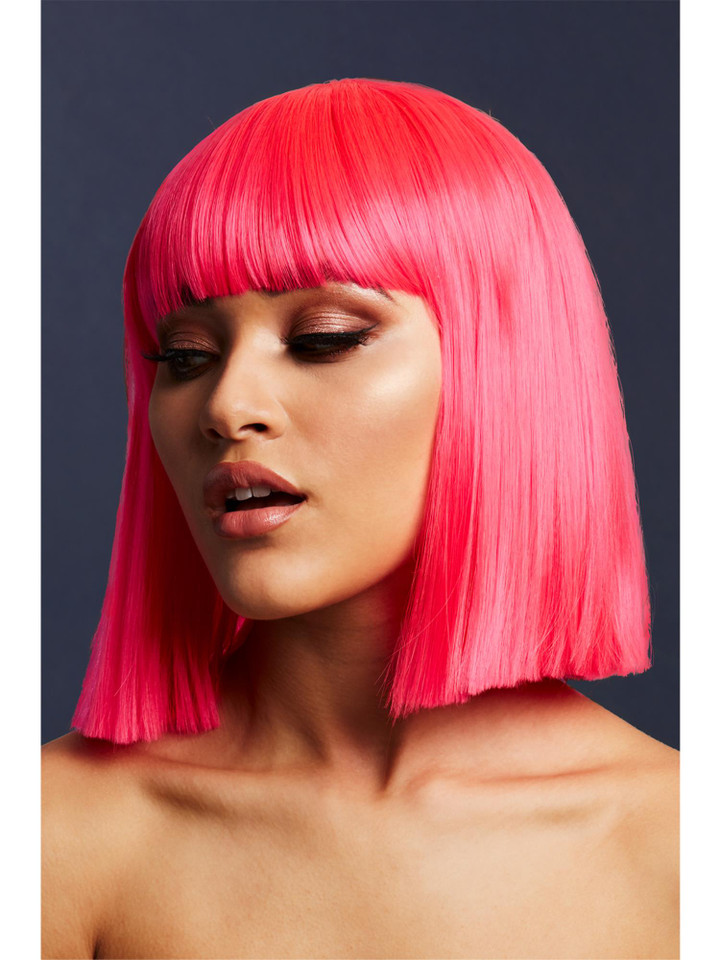 Neon Pink Lola Fever Wig