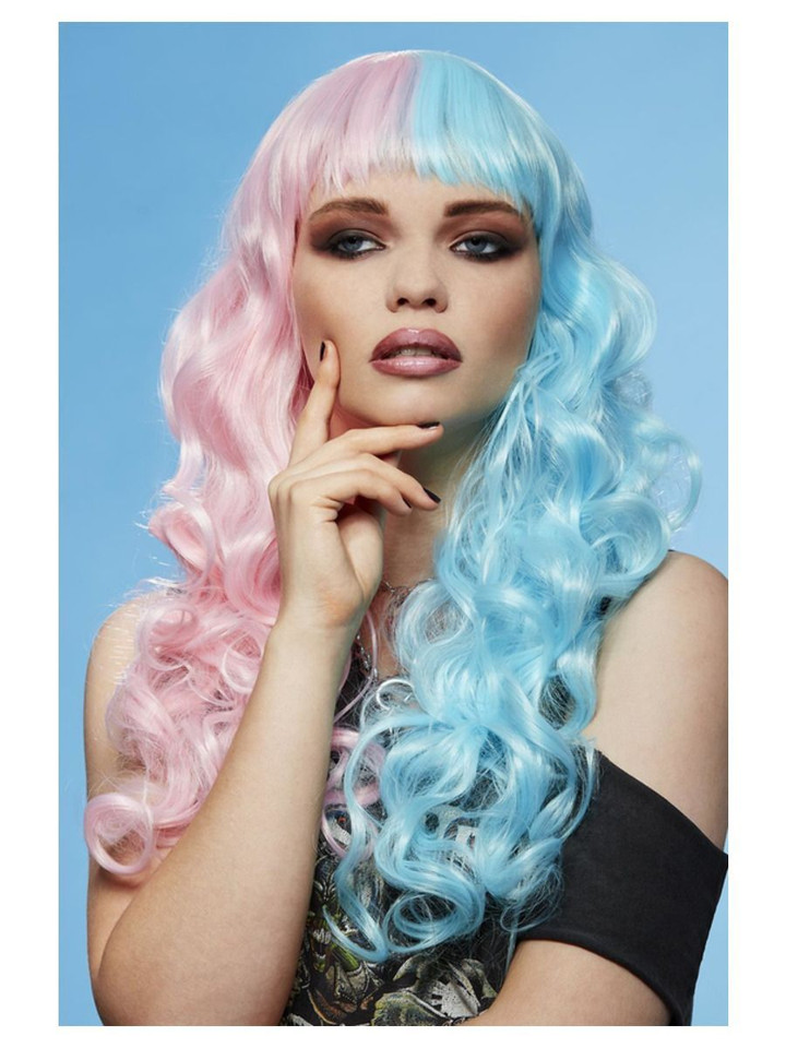 Cotton Candy Angel Siren Costume Wig