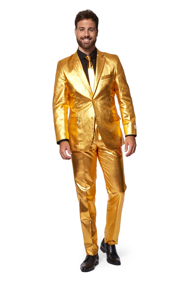 Gold Groovy Adult Suit