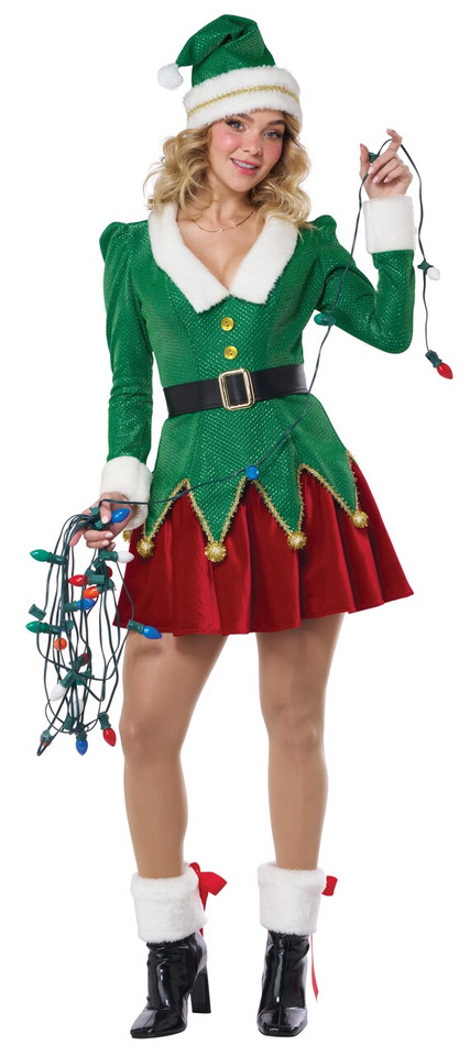 Very Merry Elf Adult Costume