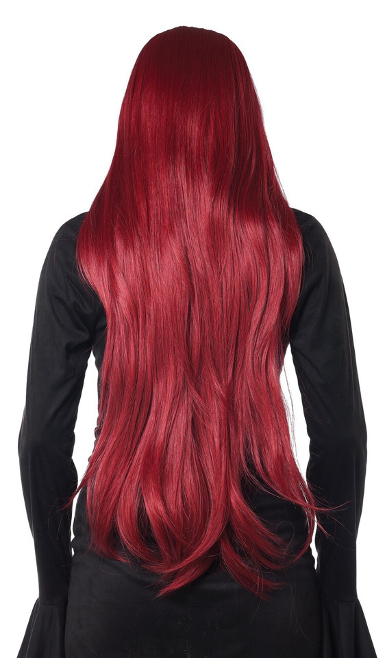 XL Cosplay Wig Dark Red