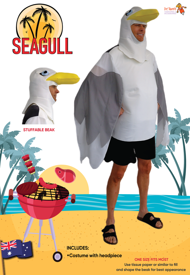 Seagull Bird Adult Costume
