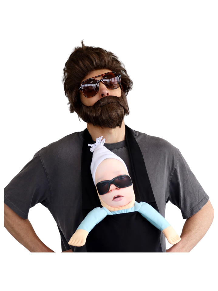 Alan Wig And Beard Brown
