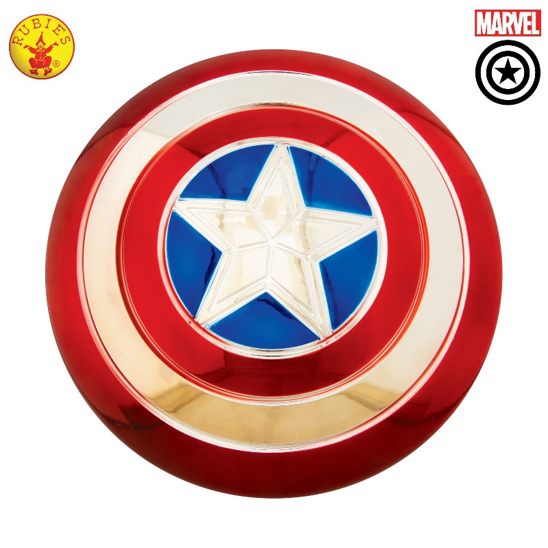 CAPTAIN AMERICA ELECTROPLATED METALLIC 12" SHIELD