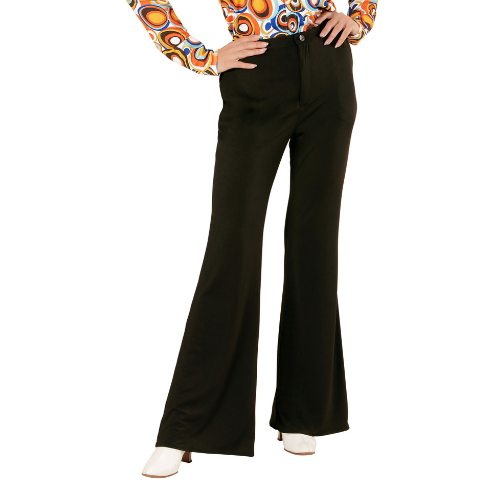 The 70s Groovy Style - Black Flares Womens