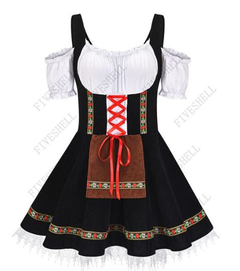 Black Oktoberfest Dress