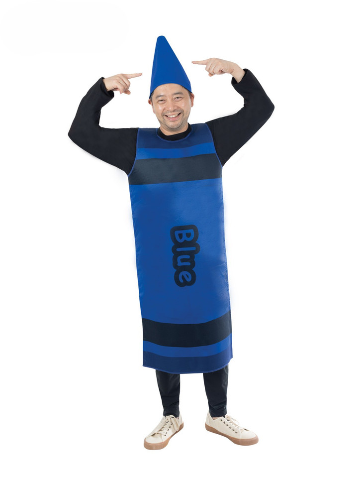 Crayon Blue Adult Costume