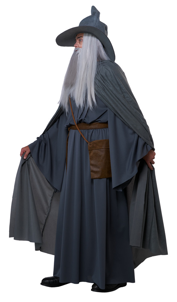Grey Wandering Wizard Costume Adult Plus Size
