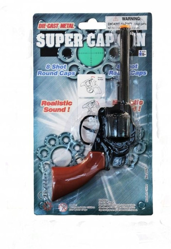 Die Cast Metal Super Cap Gun – BRONZE WING AUSTRALIA ONLINE STORE