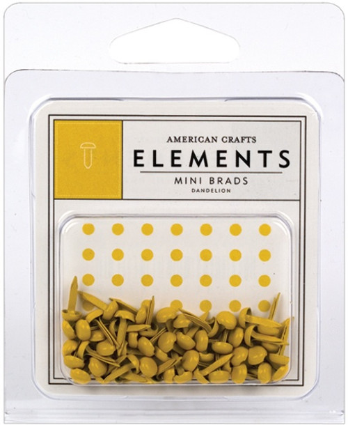 AC Elements Mini Brads 5mm - Dandelion (Disc)