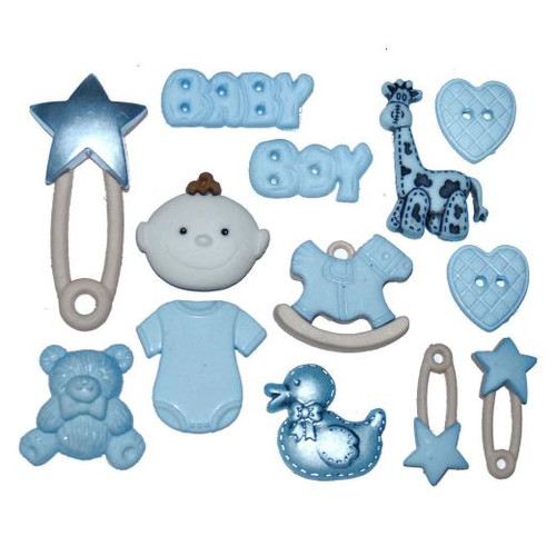 Baby Boy Dress It Up Embellishments 11/pkg