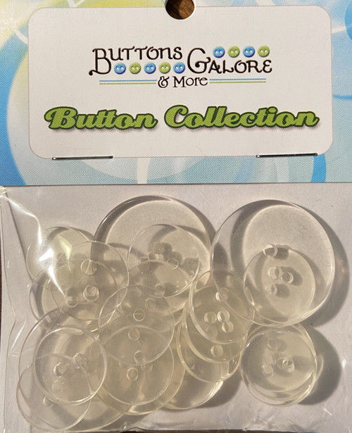 Buttons Galore & More  - Clear Round Collection