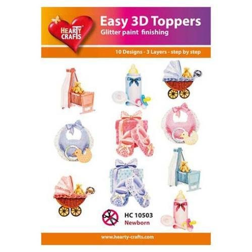 Easy 3D Toppers  - Newborn