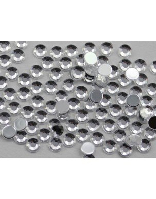 Rhinestones - Bulk (200g) - 6mm Round Clear