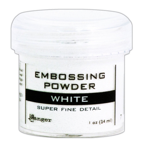 Ranger Embossing Powder, 1oz. - White Super Fine Detail