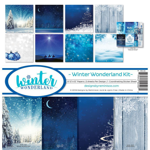Reminisce Collection Kit 12"X12" - Winter Wonderland (disc)