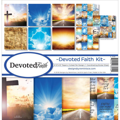 Reminisce Collection Kit 12"X12" - Devoted Faith (disc)
