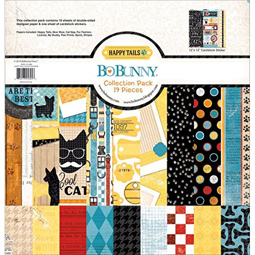 Bo Bunny Collection Kit 12"X12" -  Happy Tails  (disc)