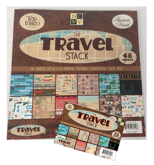 DCWV - The Travel Stack  12 x 12 with Free Bonus (Mat Stack)