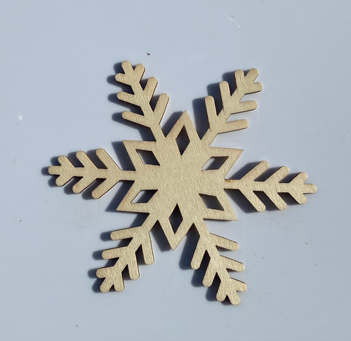 Wood Die Cut -  Snowflake #3