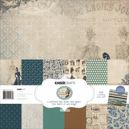 Kaisercraft Paper Pack 12" x 12"  - Betsy's Couture