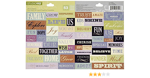 Studio 112 Die Cut Stickers - Cool Words