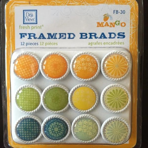 Framed Brads - Mango