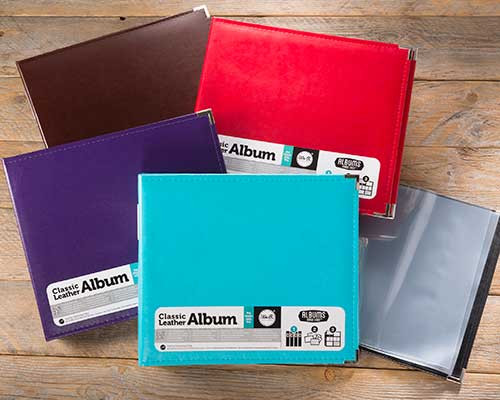 We R Classic Leather D-Ring Album 12"X12" Option