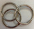 Rings 1.5"  Old Silver 3/pkg