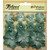 Petaloo Textured Elements Mini Burlap Flowers - Antique Blue