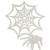 Chipboard Die Cut Image - Spider & Web (2 pieces)