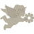 Chipboard Die Cut Image - Cherub (2 pieces)