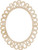 Wooden Flourishes -  Oval Lace Frame (disc)