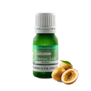 Esencia Aromática de Maracuyá: aroma ácido intenso dulce, penetrante afrutado intenso.