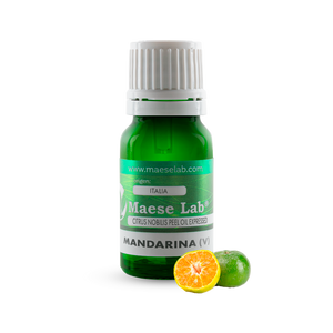 Aceite Esencial de Mandarina Verde: aroma fresco, cítrico y dulce, con un toque ligeramente verde y herbal.