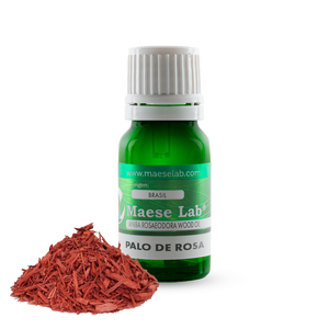 Aceite Esencial de Palo de Rosa:  aroma dulce suave que recuada a ambretta dulce con fondo amaderado ambarado.